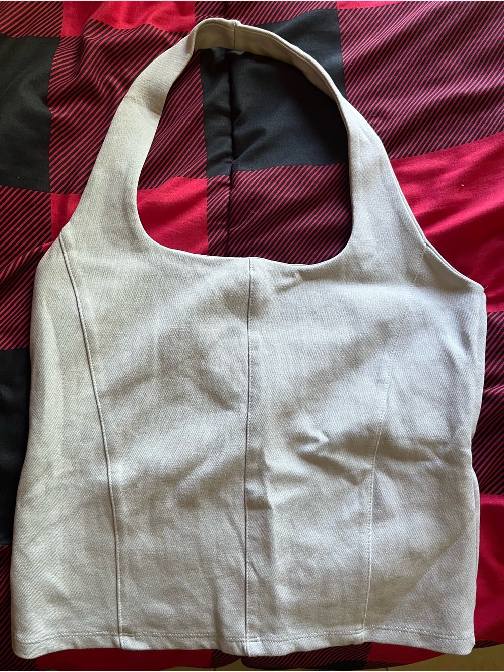 Zara grey halter top size large
